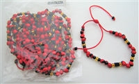 Adjustable peony bracelet with Azabache Dozen