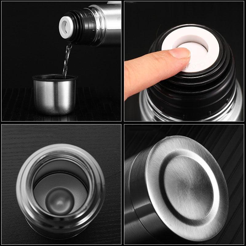 Portable Double Layer Thermal Mug Food Thermos For Tea With Heating Stanley Cup Stainless Steel Water Bottle Insulated Stainless Steel Bottle - Keeps Cold for 12 hours Hot for 6 hours Perfect for Purse or Kids Lunch Bag