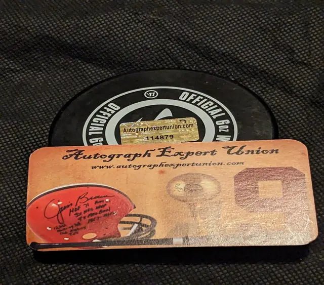 K'Andre Miller Auto Signed Hockey Puck with coa 114879