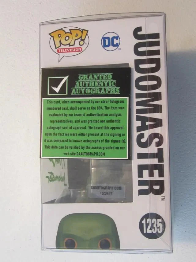NHUT LE SIGNED FUNKO POP DC PEACEMAKER 1235 WITH COA JUDOMASTER