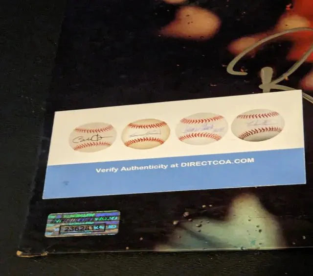 Ray Charles Autographed Rainy Night album cover with coa(album defective but included)