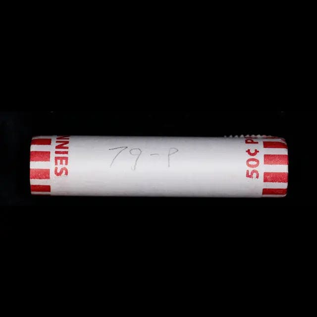 Shotgun Lincoln 1c roll, 1979-p 50 pcs Bank Wrapper.