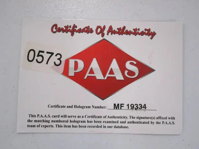 Tim Austin signed autographed boxing glove PAAS COA 334