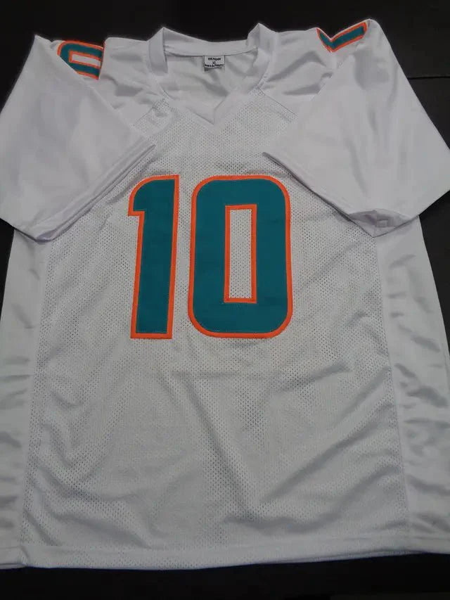 Tyreek Hill Miami Dolphins Autographed Custom Football Jersey GA coa