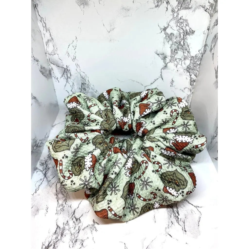 Sage Green Grinch Bullet Scrunch