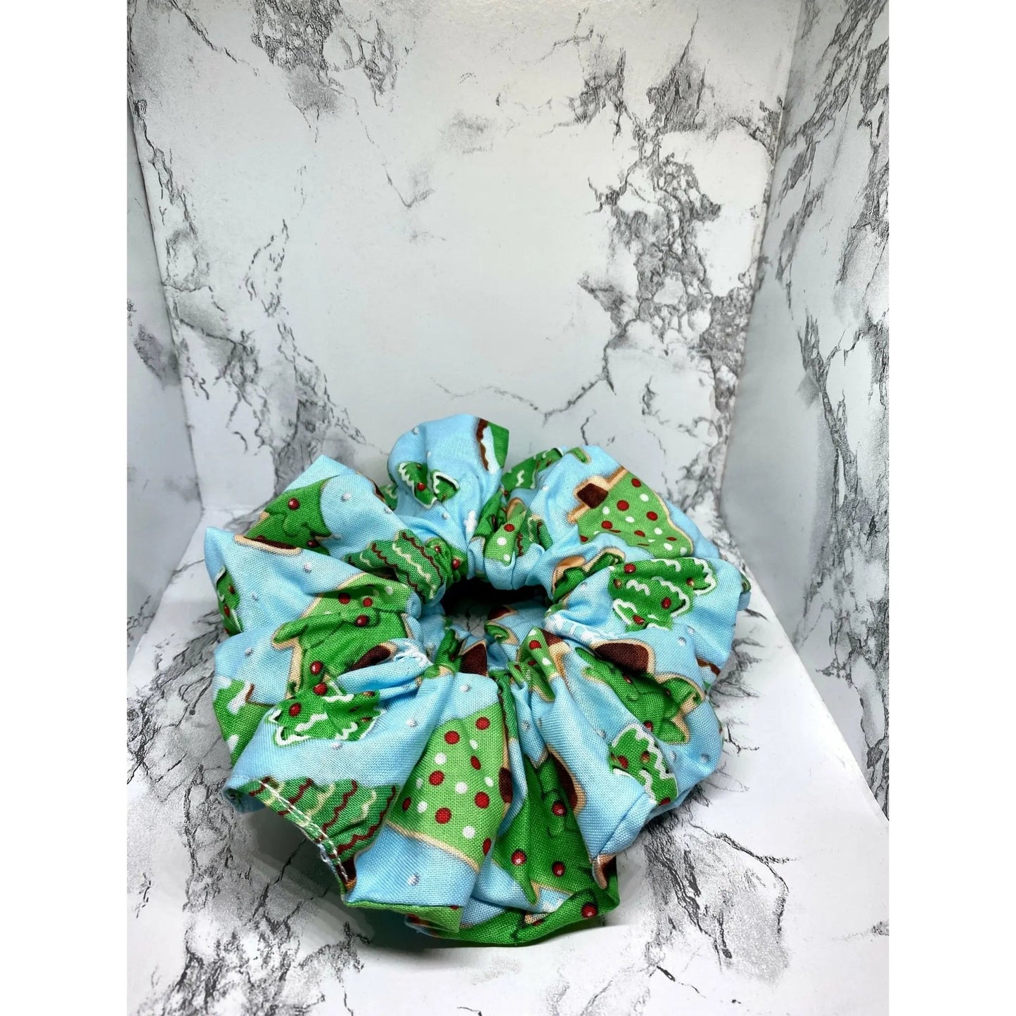 Christmas Tree Cookies Scrunchie