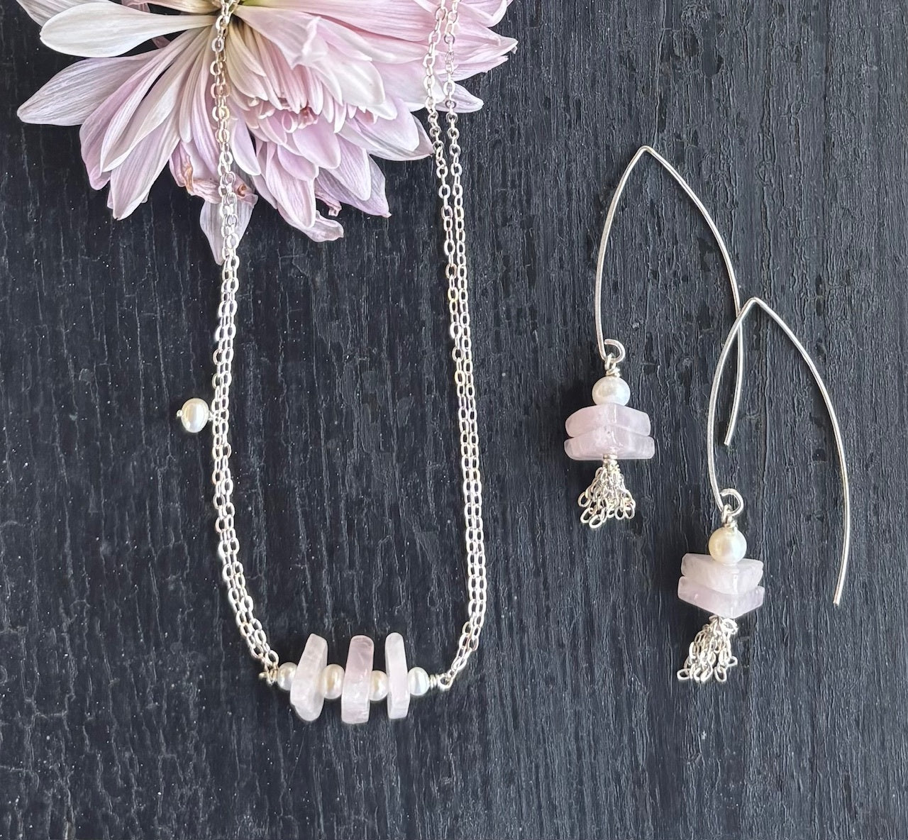 Pink Sails Earrings