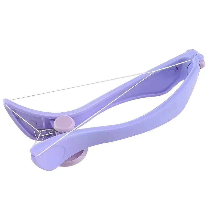 Purple Manual Cotton Hair Remover Facial Hair Tool
