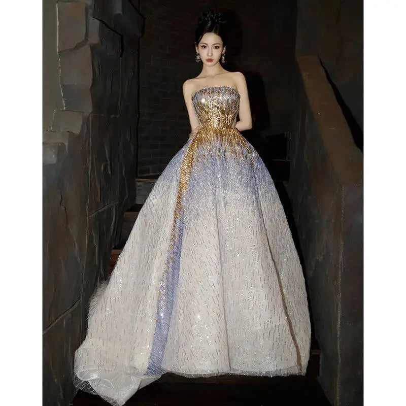 Purple Tube Embossed Toast Dress