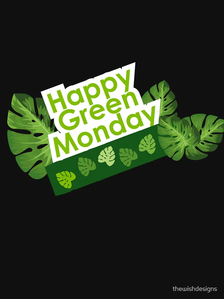 Happy leaves deco - Green Monday