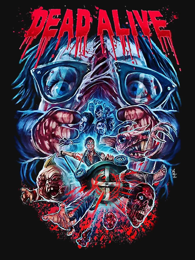 Dead Alive Braindead Gore Horror Movie Peter Jackson T-Shirts Gift For Fans, For Men and Women