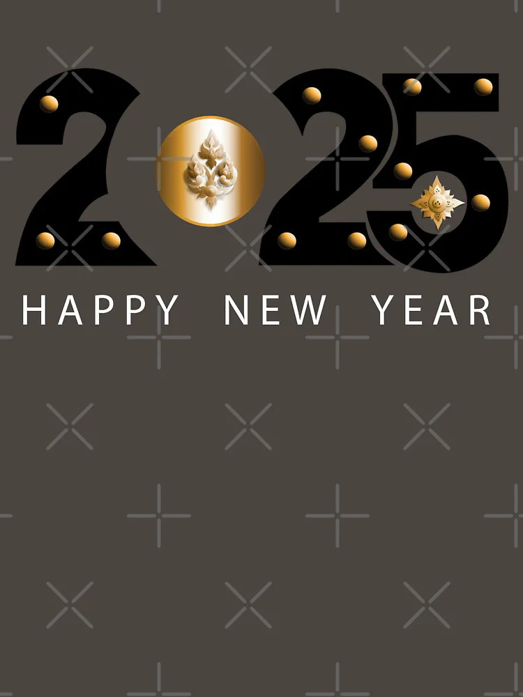Happy New Year Party Supplies 2025 Family Matching T-Shirt