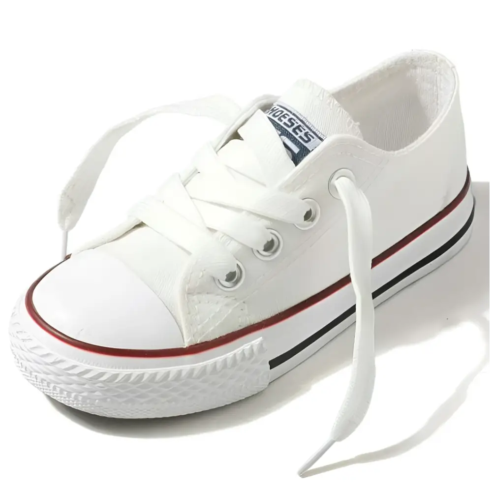 Red Toddler Canvas Casual Shoes Student Style