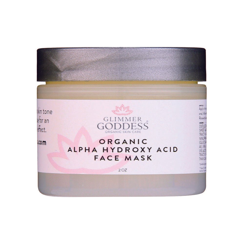 Organic AHA Face Mask – Renewing Treatment for Exfoliation & Glow