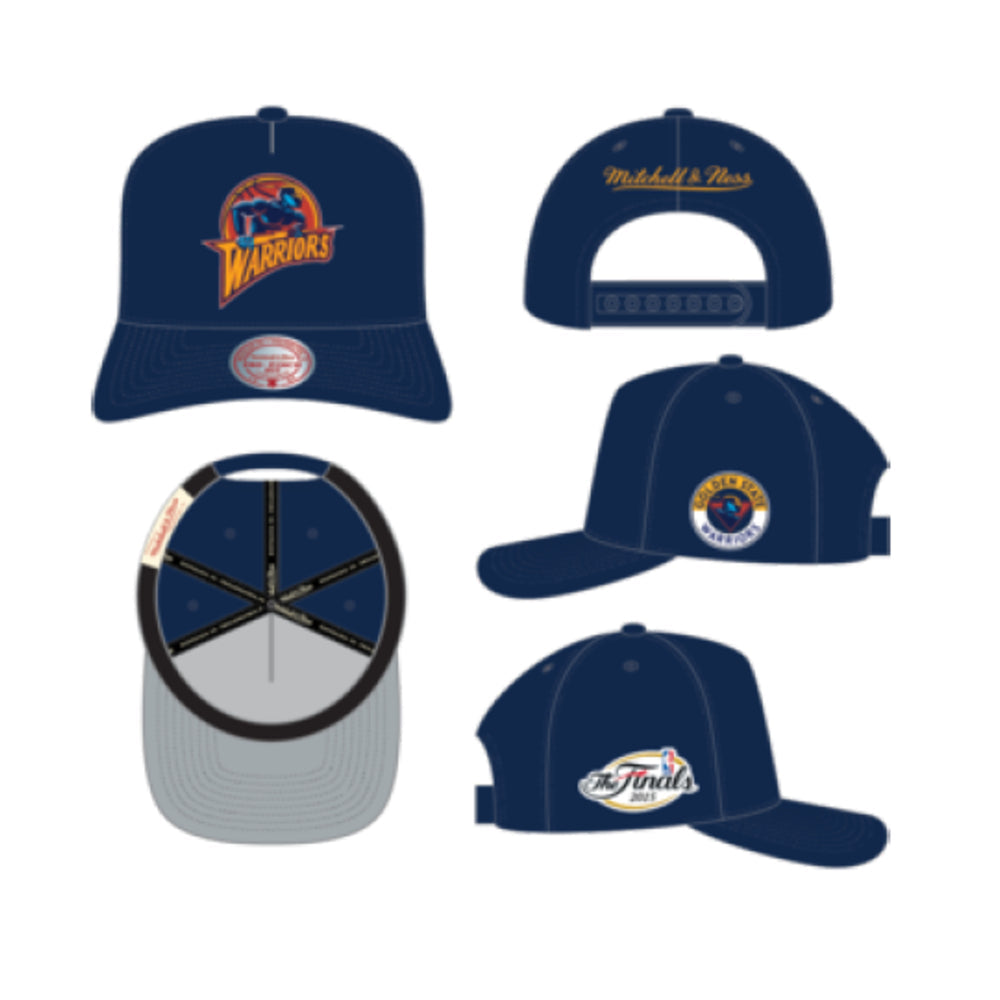 Golden State Warriors - NBA Double Clutch Pro Navy Snapback Hat