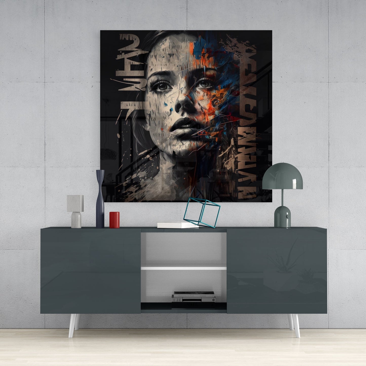 Women Glass Wall Art || Designers Collection