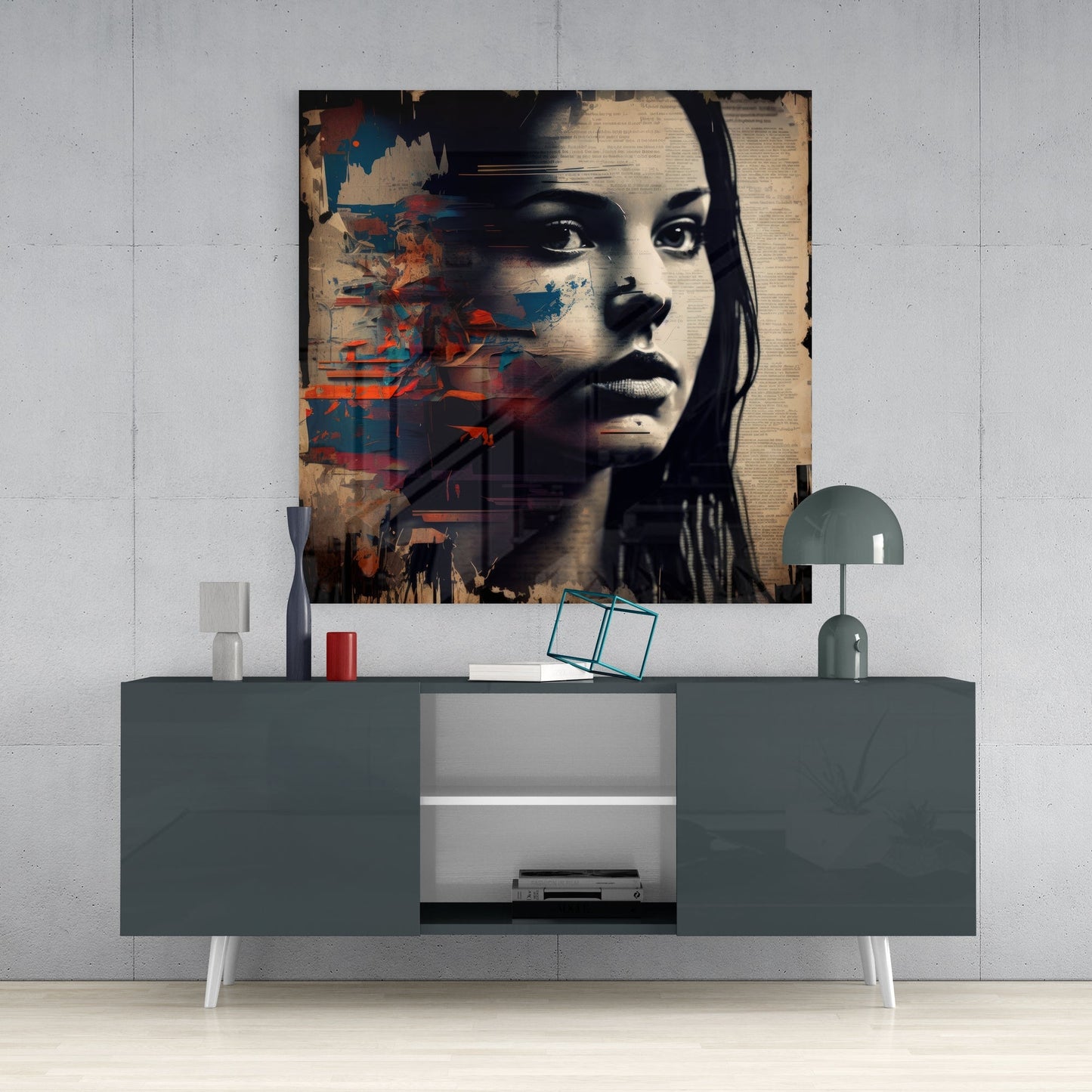 Women Glass Wall Art || Designers Collection
