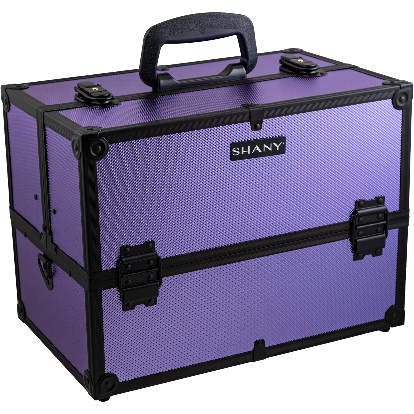 Essential Pro Makeup Train Case with Shoulder Strap and Locks