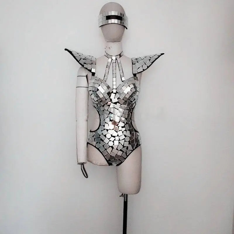 Silver Mirror Performance Hall Performance Bodysuit
