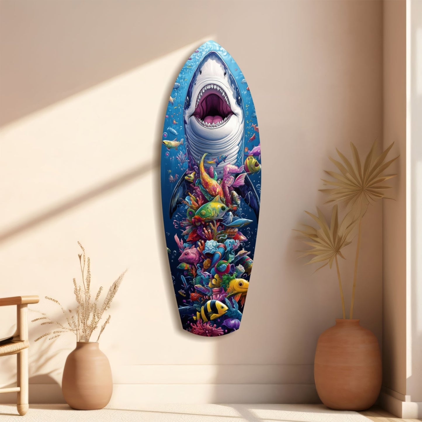 Beneath the Predator Glass Wall Art