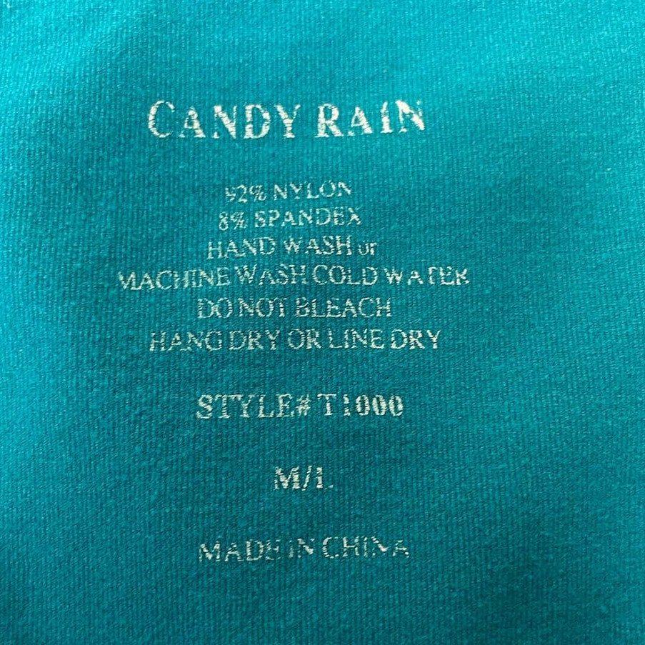 Lot of 3 Womens Medium Tek Gear Giam Candy Rain Sleeveless Cami Tank Tops Shirts