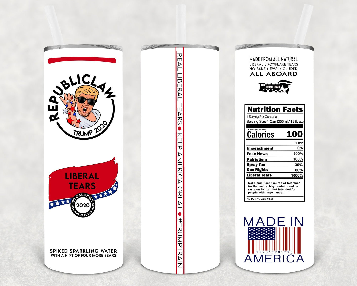Trump Republiclaw 20 oz Skinny Tumbler