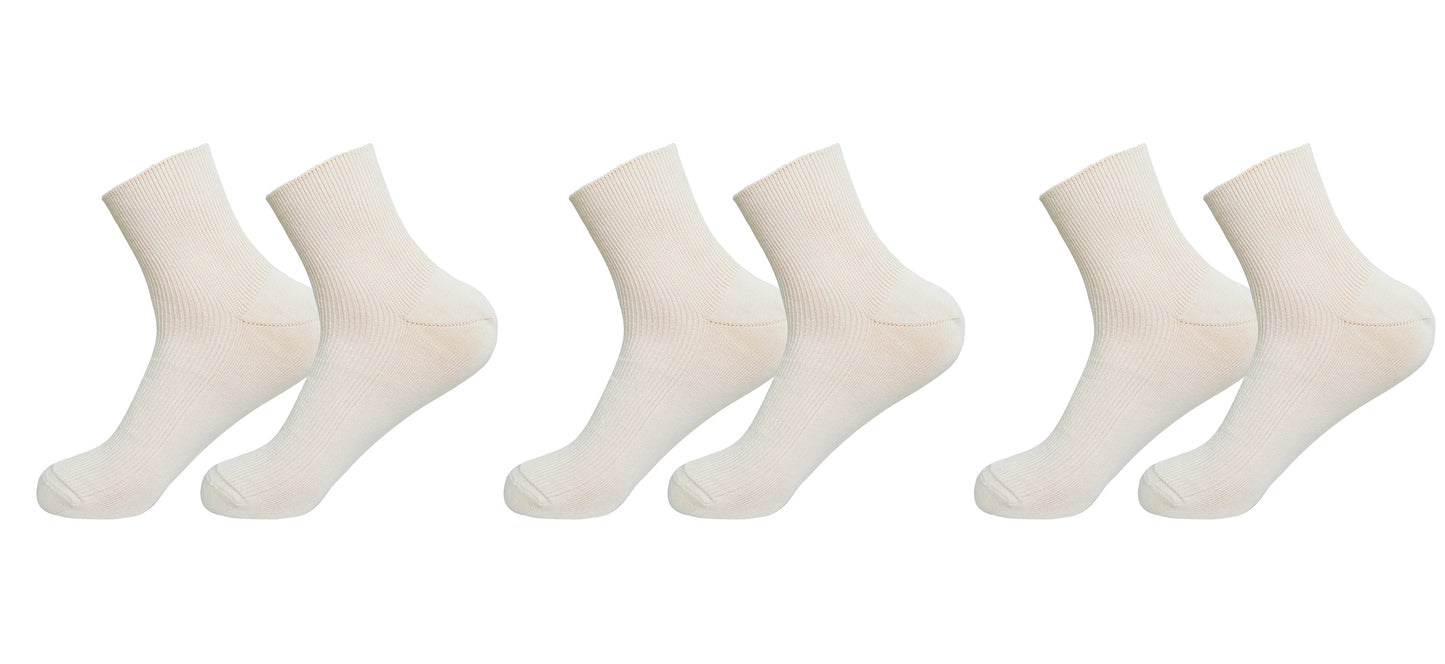 tittimitti® 100% Organic Combed Cotton Luxury Men's Socks. 3 Pairs. Made in Italy.