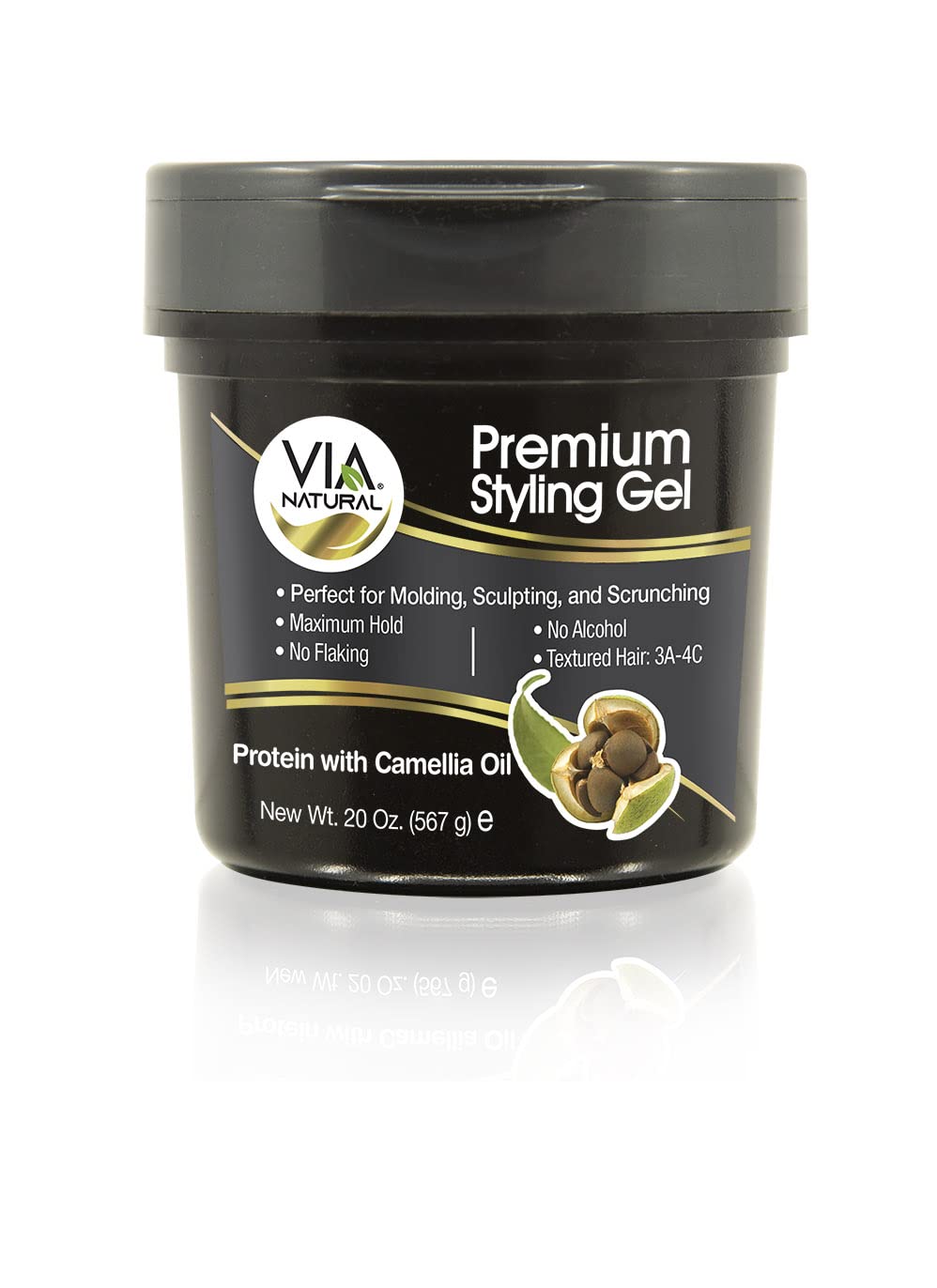 VIA Natural Premium GEL 20oz - Protein With Camellua Oil