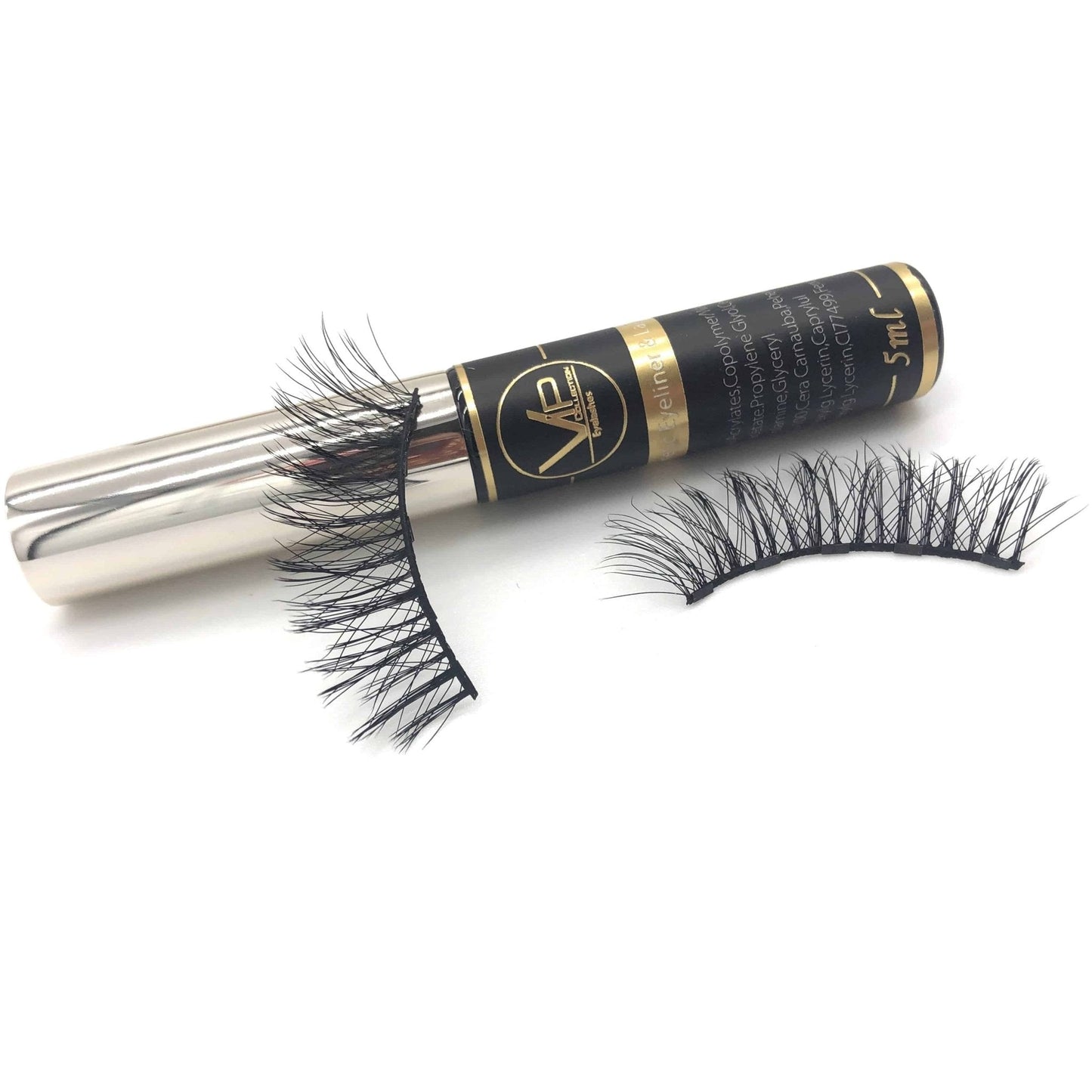 VIP Magnetic Lashes with Magnetic Eyeliner - 2 pairs