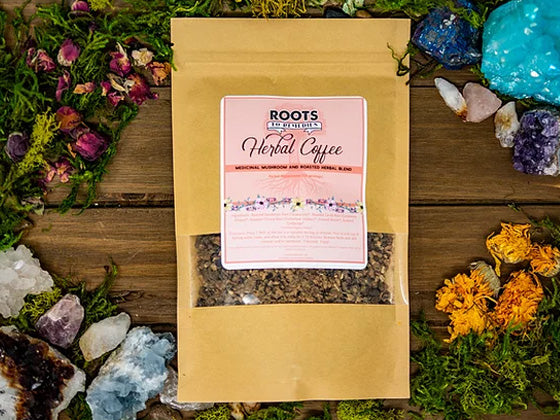 MEDICINAL MUSHROOM HERBAL COFFEE BLEND-0