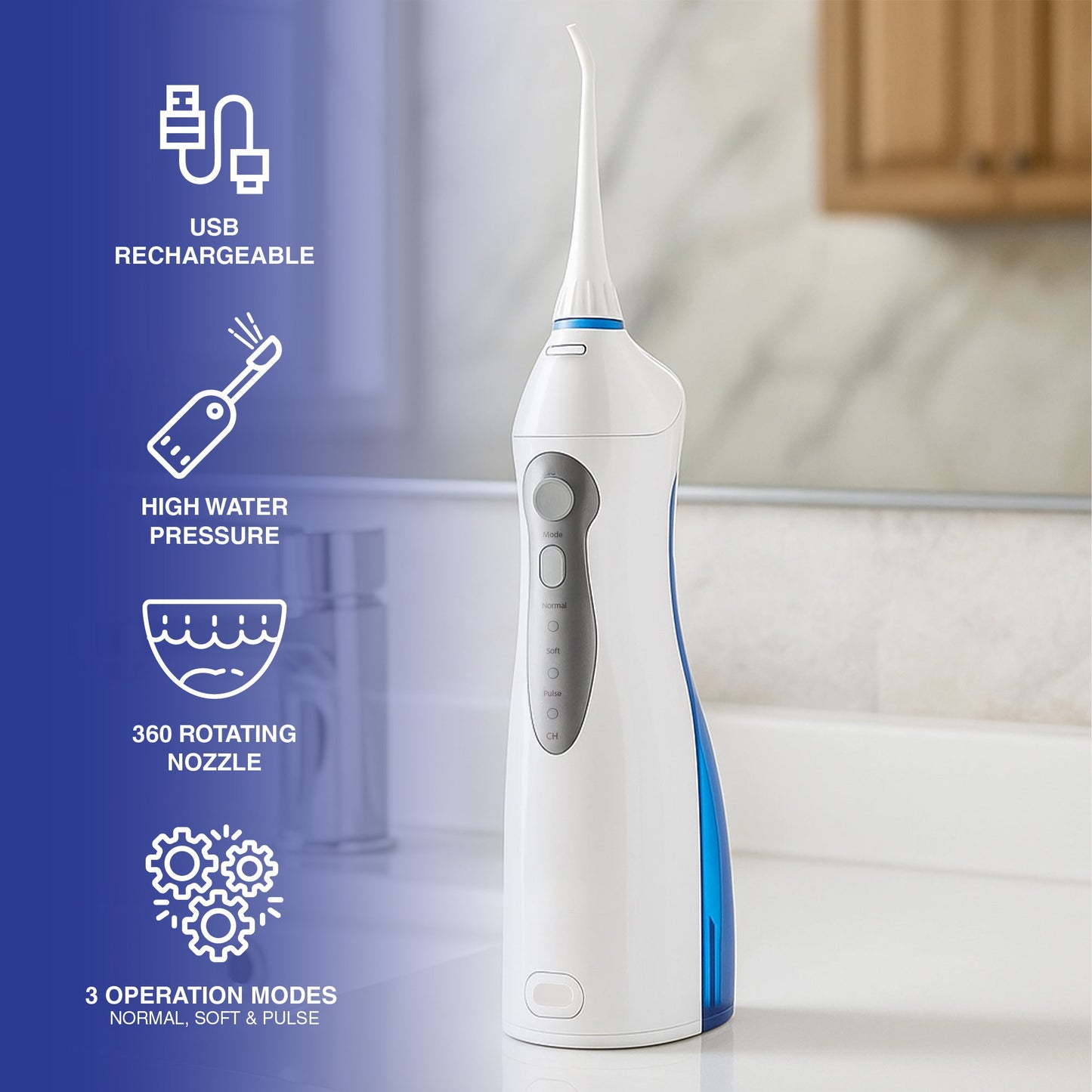 USB Rechargeable Oral Irrigator-2