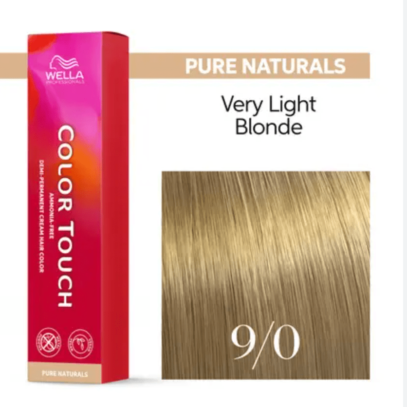 Wella Color Touch 9/0 Very Light Blonde Natural 2 oz