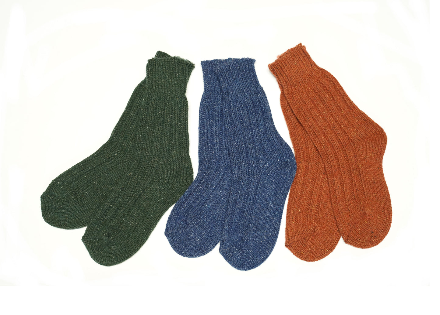 tittimitti® Men’s Wool Silk Socks 3-Pack – Soft Warm Winter Crew Socks (Made in Italy)