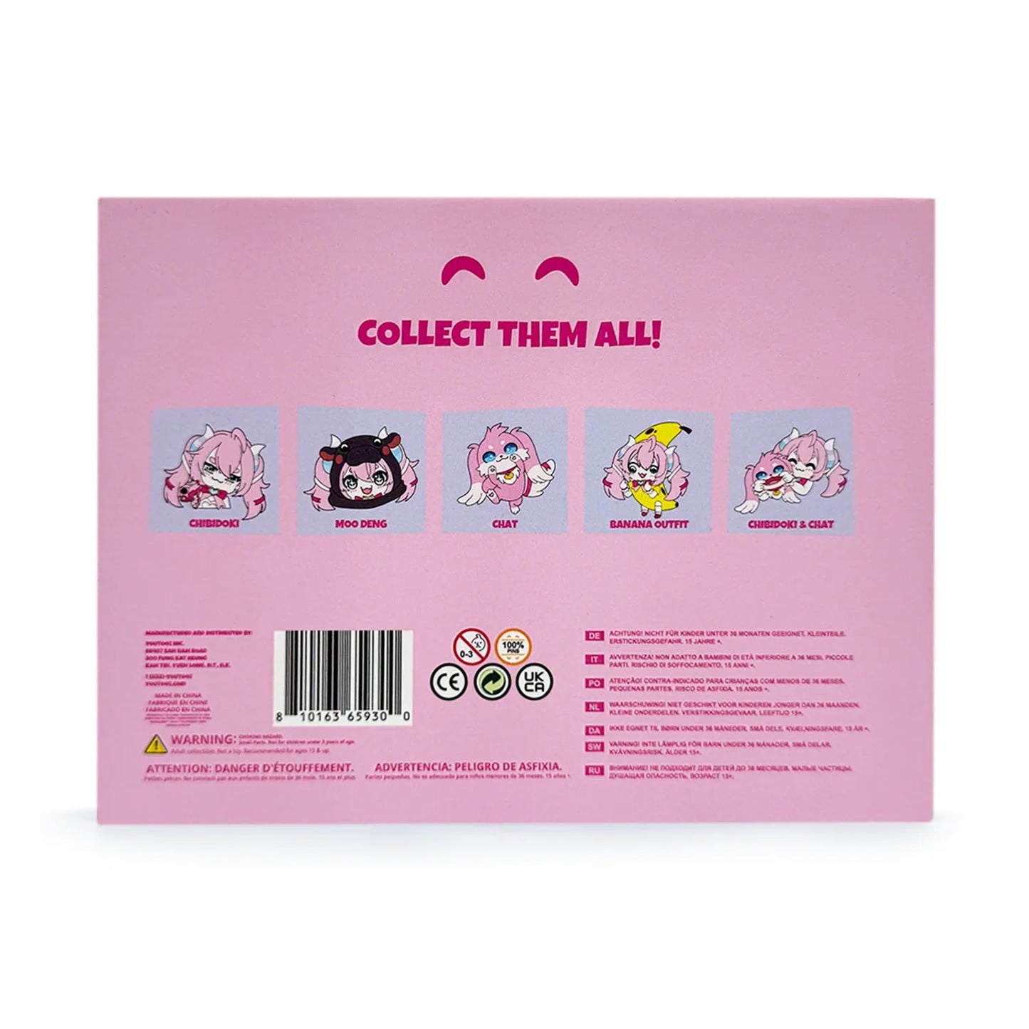 Chibidoki Pin Set