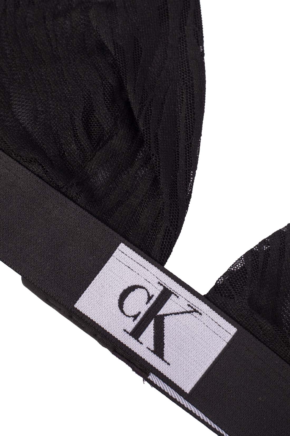 CALVIN KLEIN - Women's triangle bralette with tiger texture-8