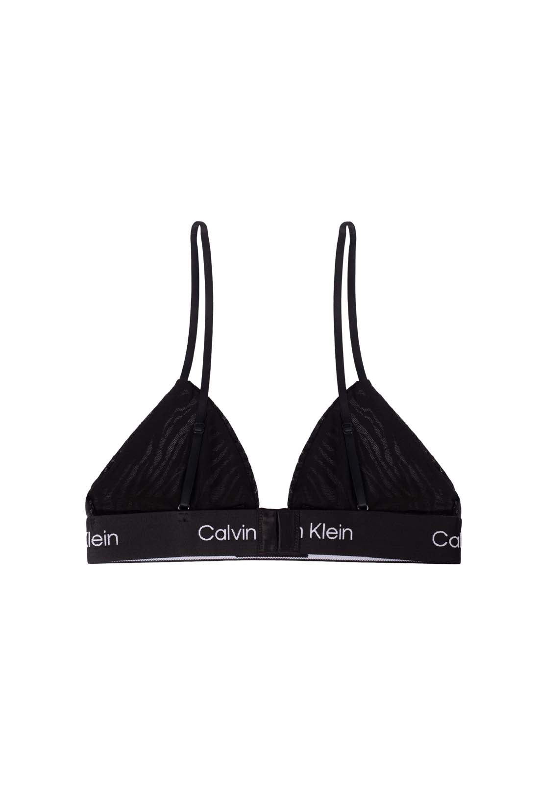 CALVIN KLEIN - Women's triangle bralette with tiger texture-0