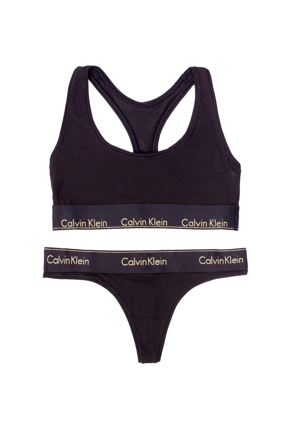 CALVIN KLEIN - Women's bralette and thong set-4