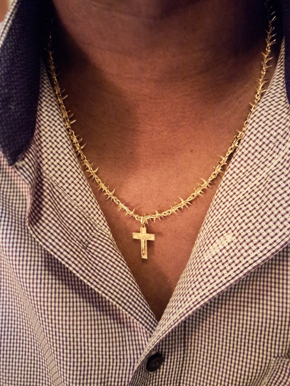Custom Order: Chain of Thorns Necklace and Bracelet-7