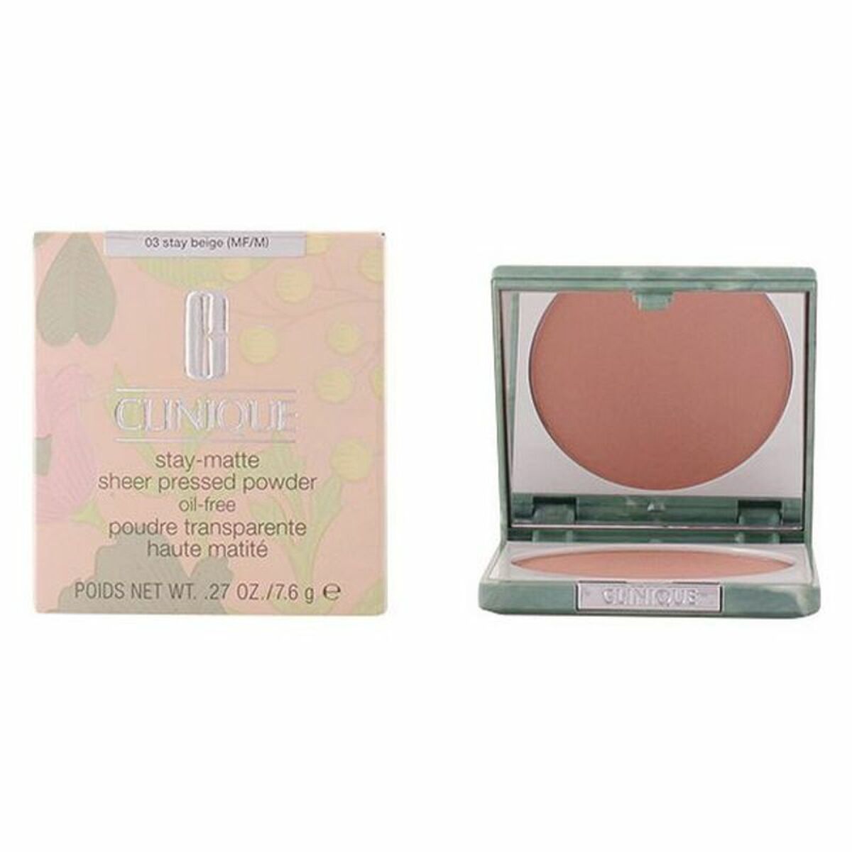 Compact Make Up Clinique AEP01448 Nº 03-Stay Beige 7,6 g-1
