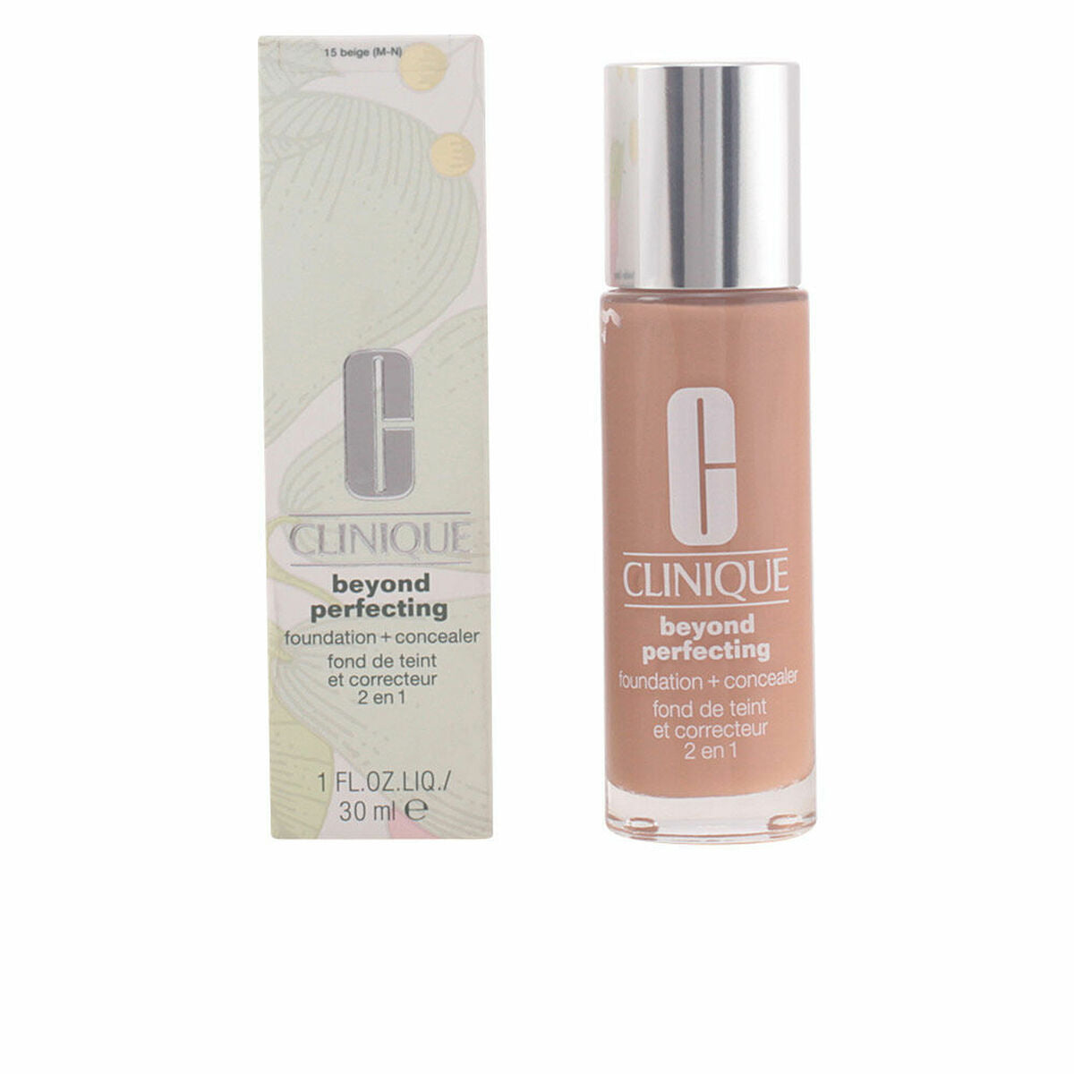 Liquid Make Up Base Clinique Beyond Perfecting Nº 15-Beige 30 ml 2-in-1-0