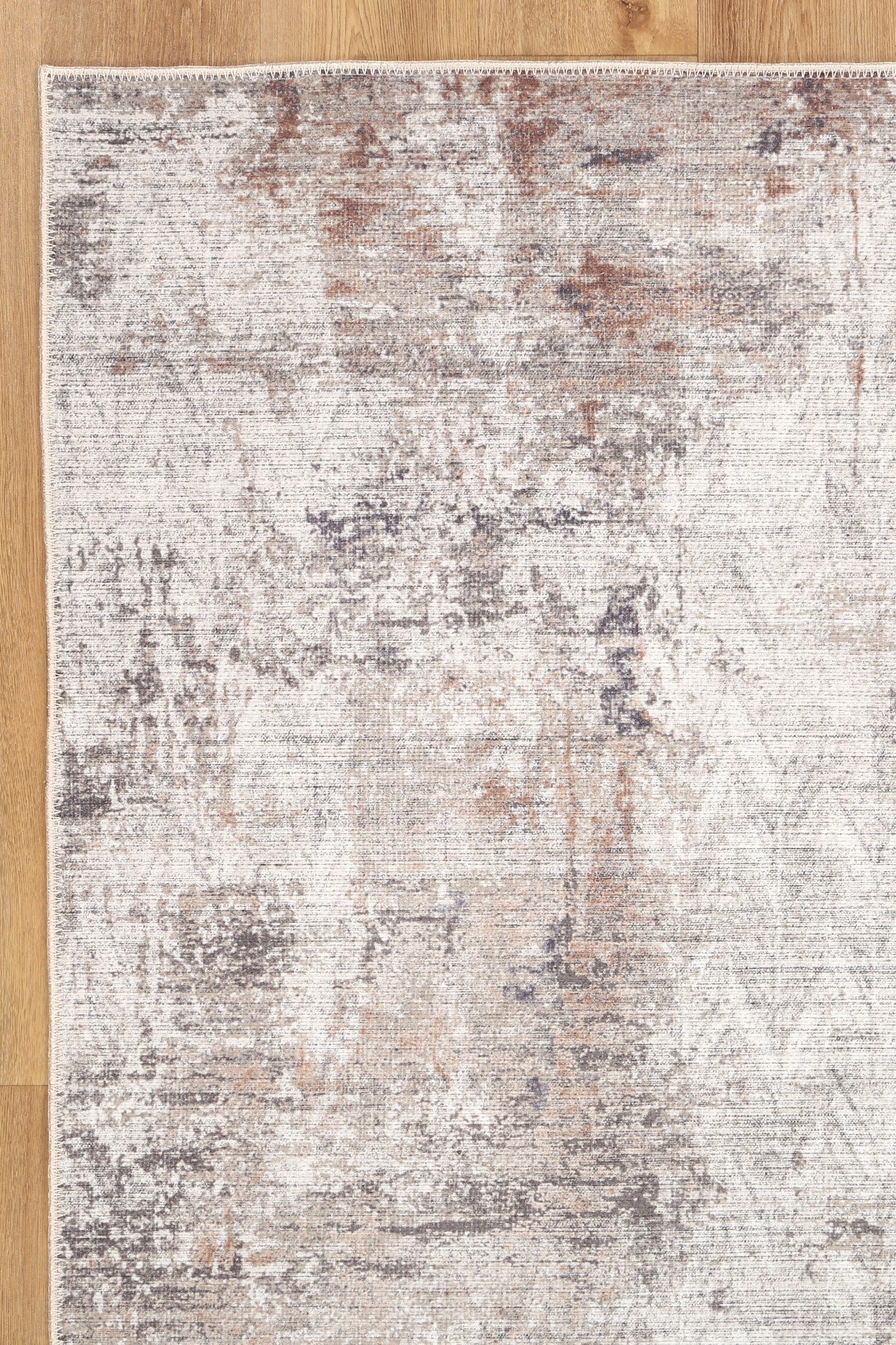 Limestone Machine Washable in Beige Rug-3
