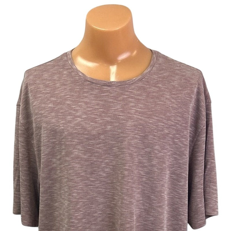 Joseph Abboud Mens 3XLT PolyModal Heathered Short Sleeve Crew Neck Tee Shirt