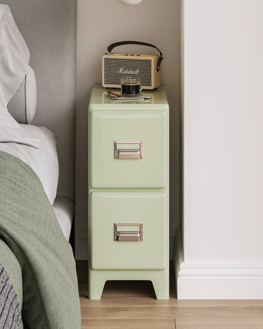 Matcha Narrow Bedside Cabinet-0
