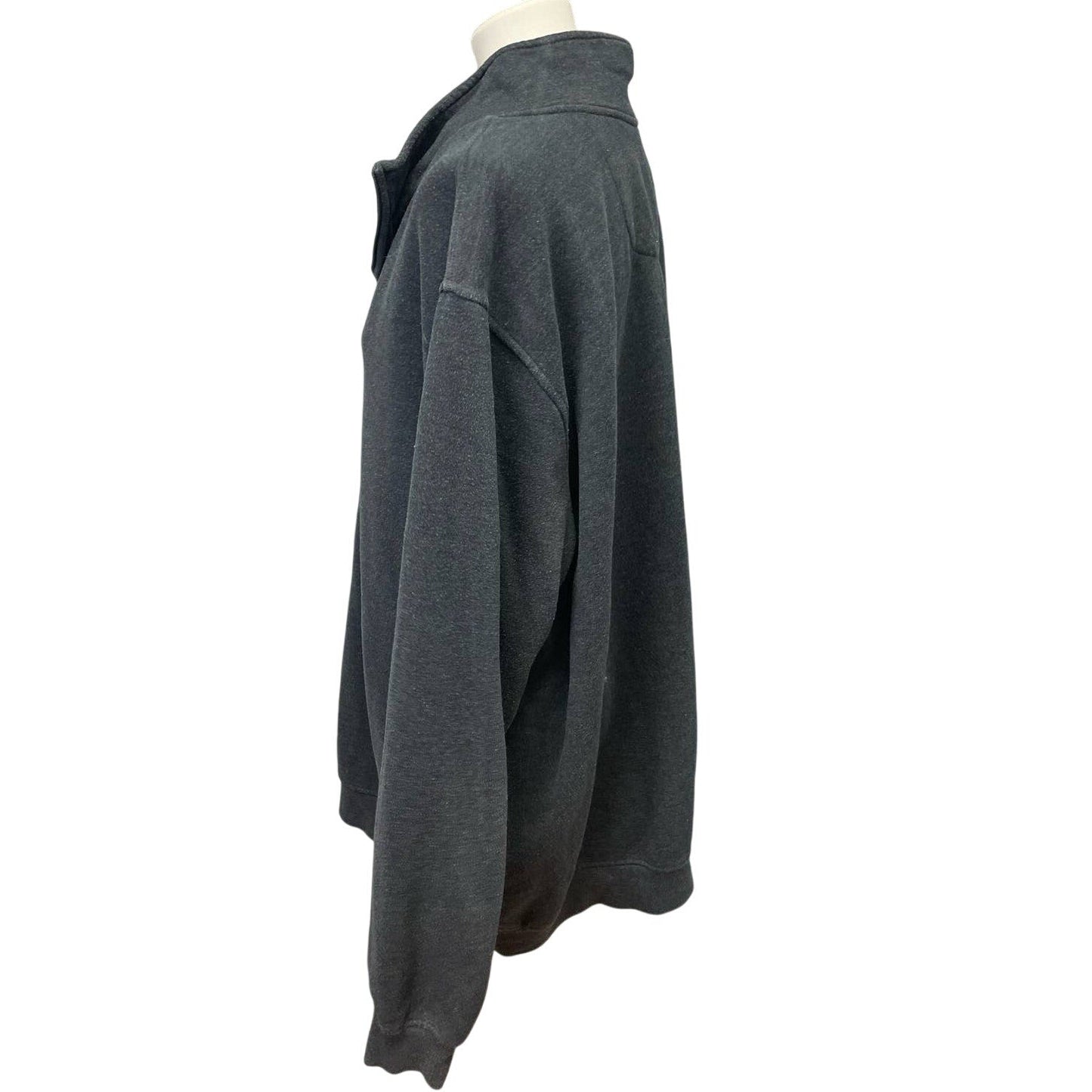 Van Heusen Mens XXL Long Sleeve 1/4 Zip Cotton Blend Pullover Sweatshirt