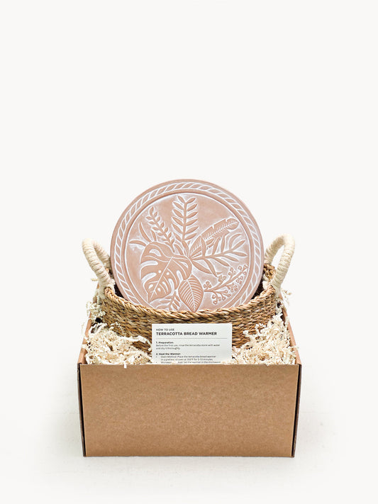 Bread Warmer & Basket - Plant Round-0