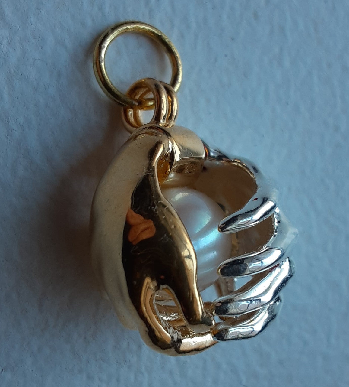Leona's Healing Hands, Locket for Crystals or Essential Oils, 14K Gold-20