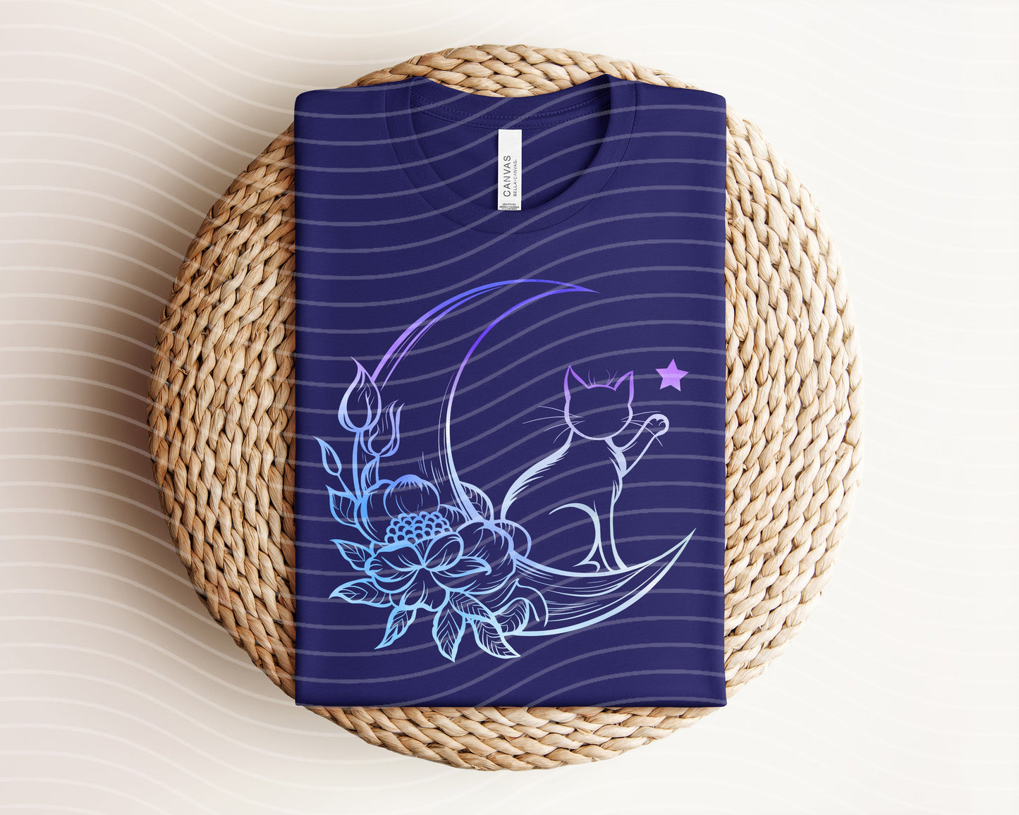 Moon Cat Graphic Tee
