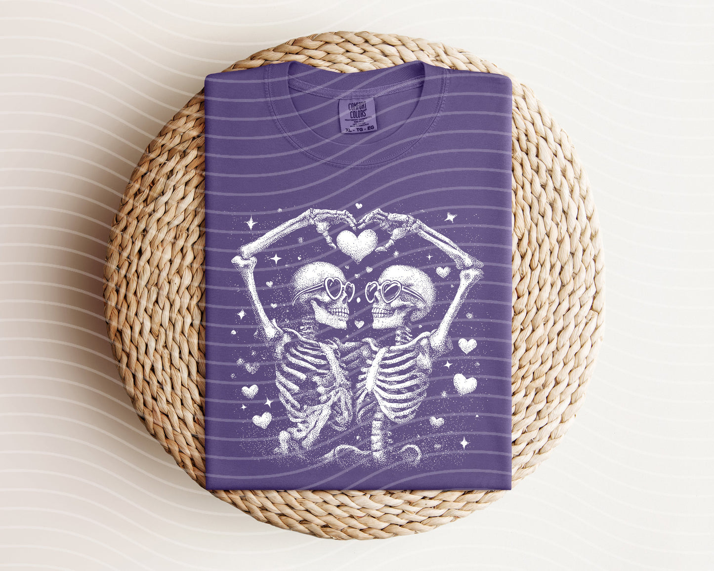 Black & White Skellies Graphic Tee
