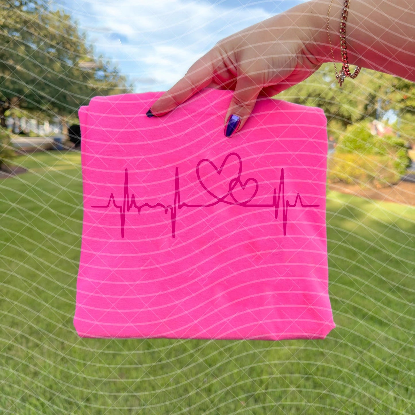 Heart Beat Graphic Tee