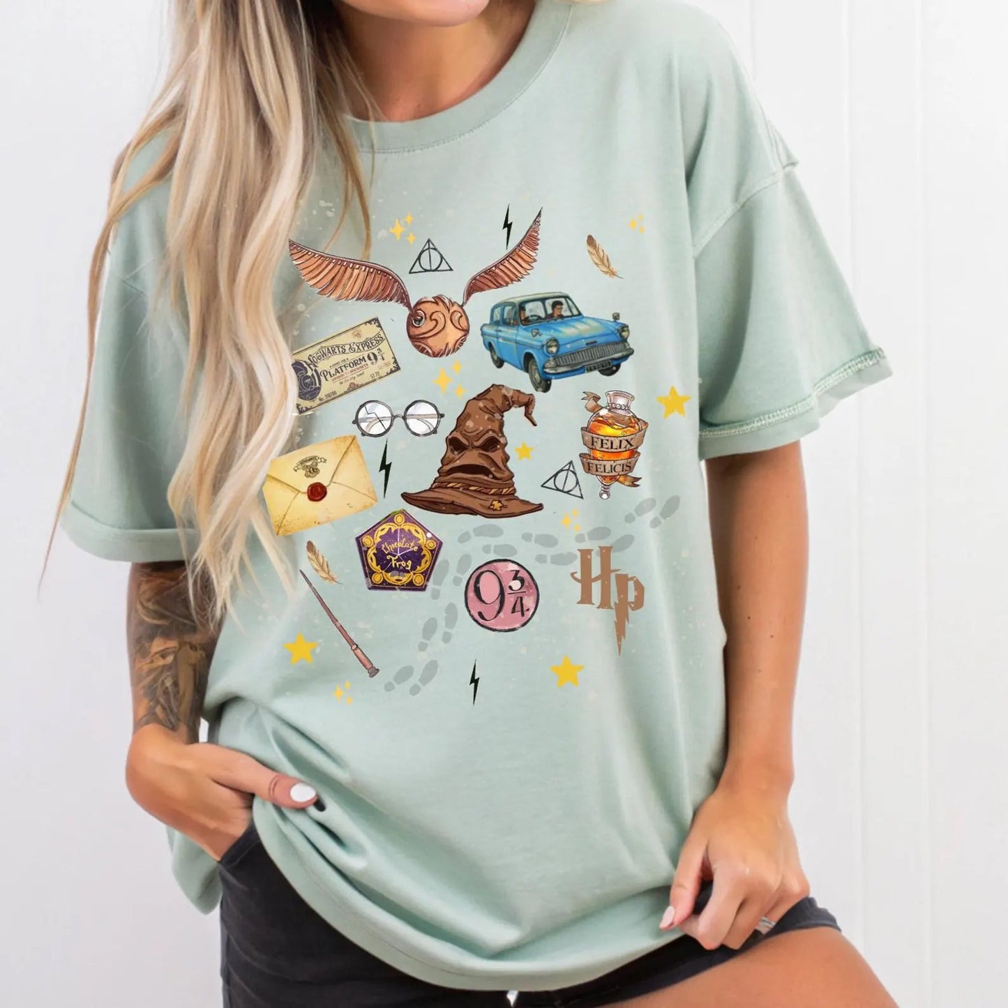 HP Collage Graphic Tee